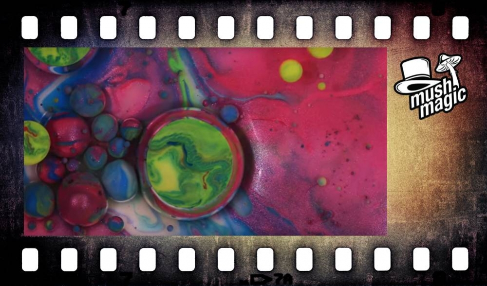 Video Trippy: Colorante E Detersivo In Primo Piano